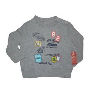 Toddler Boys Arizona Pullover Road Trip Camping Travel Sweater Shirt Size 24M